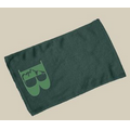 Fingertip Towel Hemmed 11x18 - Forest Green (Imprinted)